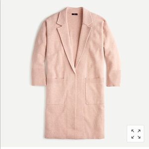 J Crew Ella cardigan coat xxsm pink blossom